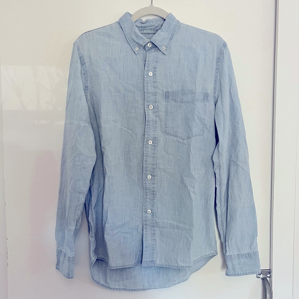 Buck Mason denim oversize shirt